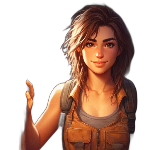 face, weapon, concept art, fantasy art transparent PNG cut-out