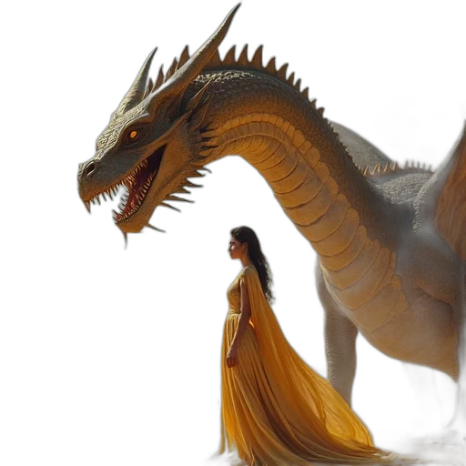 dragon, creature, fantasy art, concept art transparent PNG cut-out