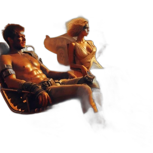 furniture, concept art, 3d render, comic book art transparent PNG cut-out