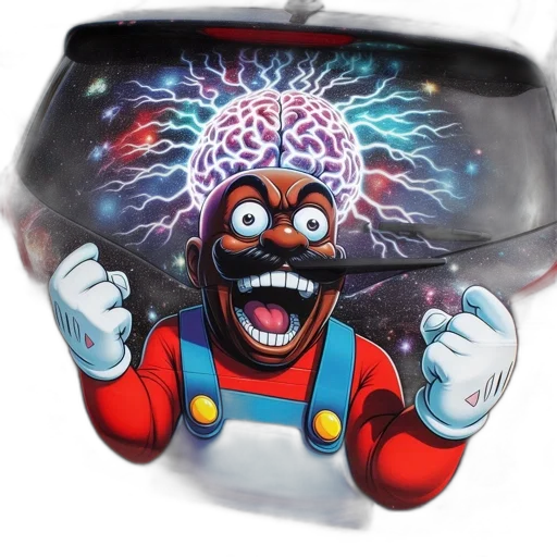 crown, mask, concept art, car transparent PNG cut-out