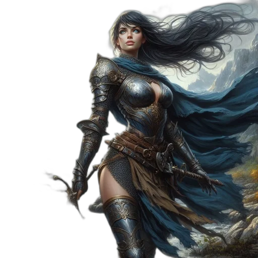 sword, fantasy art, concept art, comic book art transparent PNG cut-out