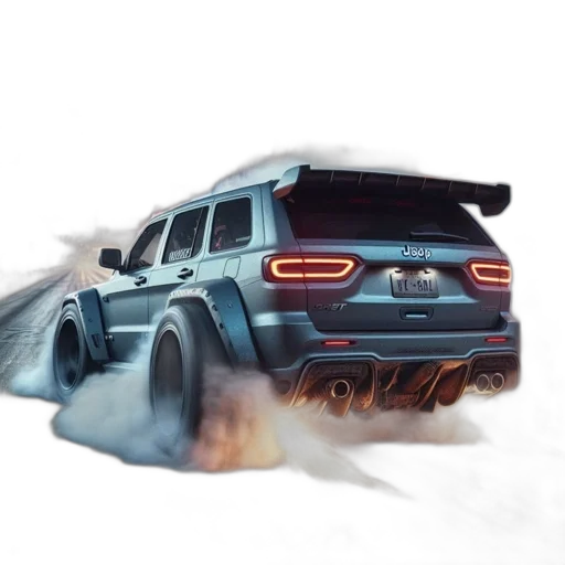 car, weapon, concept art, photorealistic transparent PNG cut-out