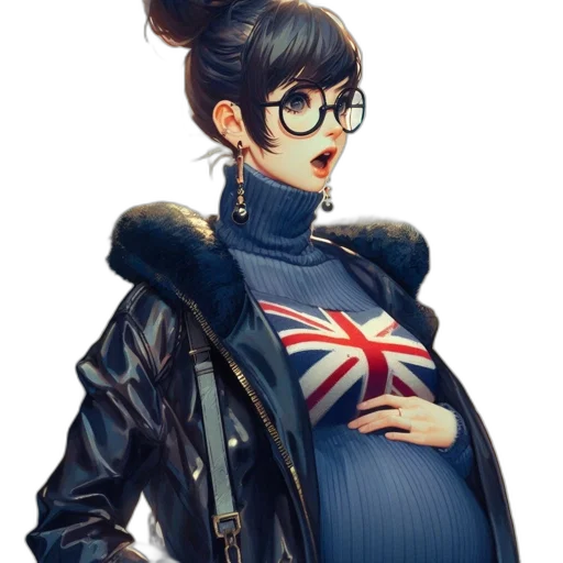 jacket, concept art, cartoon, fantasy art transparent PNG cut-out