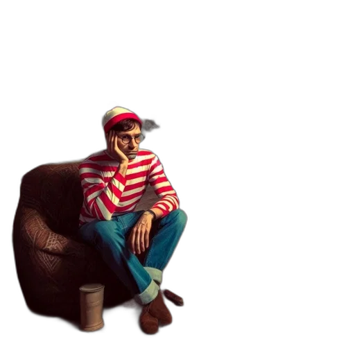 hat, furniture, robot, creature transparent PNG cut-out