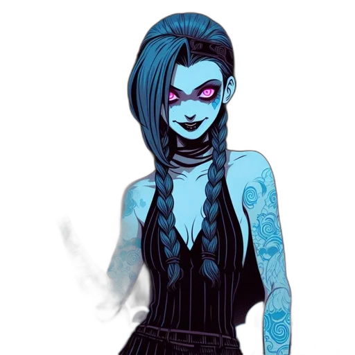 comic book art, concept art, cartoon, fantasy art transparent PNG cut-out
