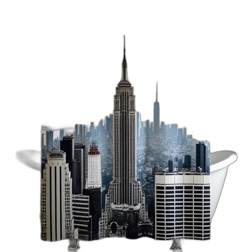 building, furniture, 3d render, photorealistic transparent PNG cut-out