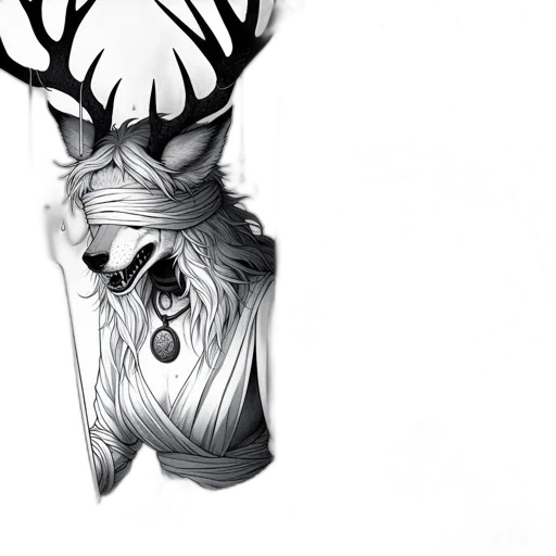 mask, crown, creature, animal transparent PNG cut-out
