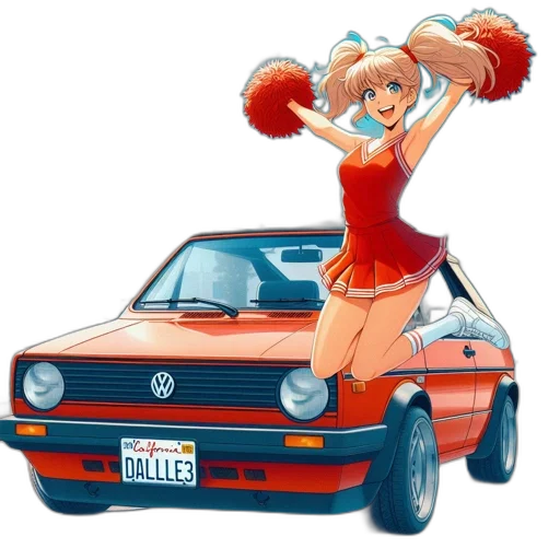 car, dress, weapon, anime transparent PNG cut-out