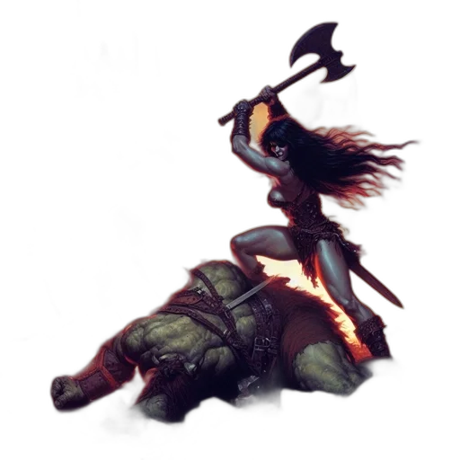 dragon, creature, weapon, staff transparent PNG cut-out