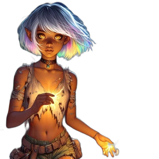 staff, dress, fantasy art, concept art transparent PNG cut-out