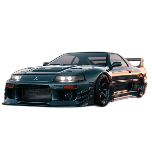 car, weapon, photorealistic, 3d render transparent PNG cut-out