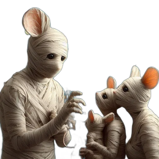 mask, animal, creature, concept art transparent PNG cut-out