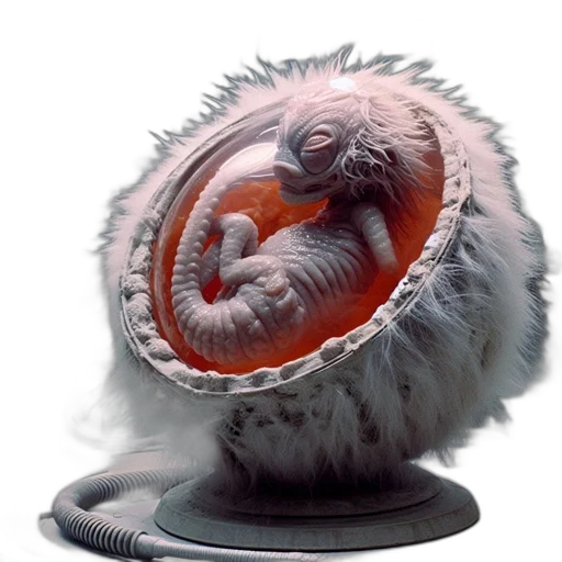 creature, hair, animal, dragon transparent PNG cut-out