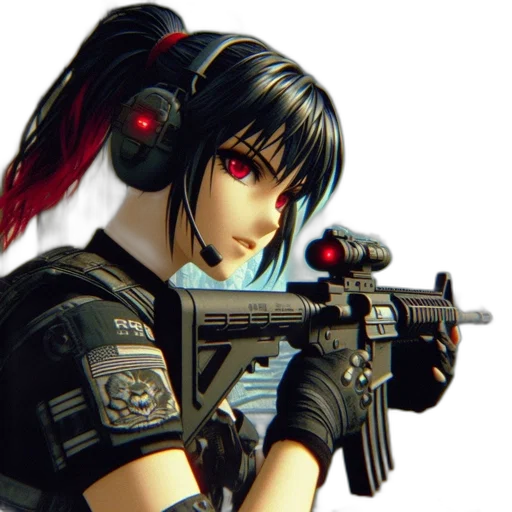weapon, cyberpunk, concept art, 3d render transparent PNG cut-out