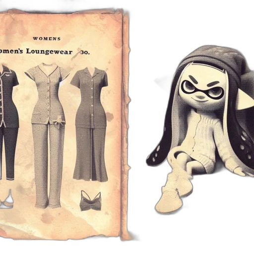 dress, mask, jacket, concept art transparent PNG cut-out