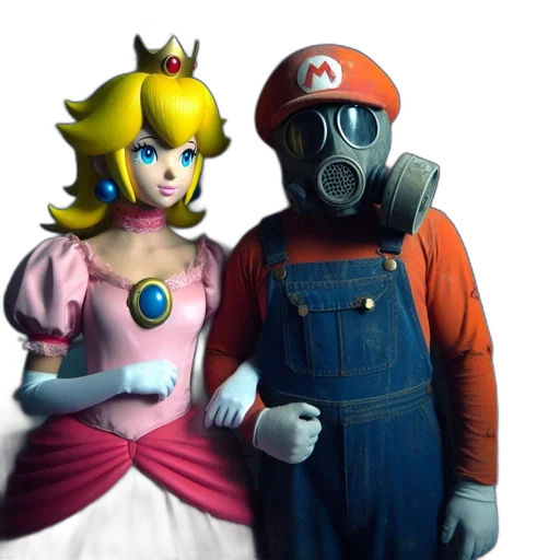 mask, dress, robot, concept art transparent PNG cut-out