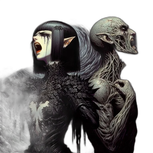 creature, mask, animal, face transparent PNG cut-out