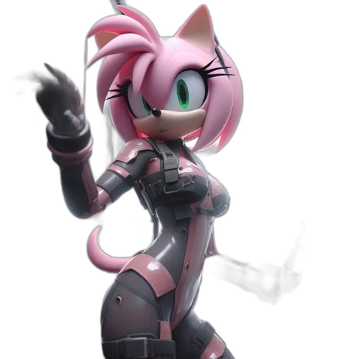 robot, concept art, 3d render, cyberpunk transparent PNG cut-out