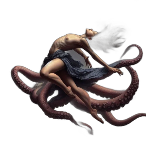 creature, hair, animal, concept art transparent PNG cut-out