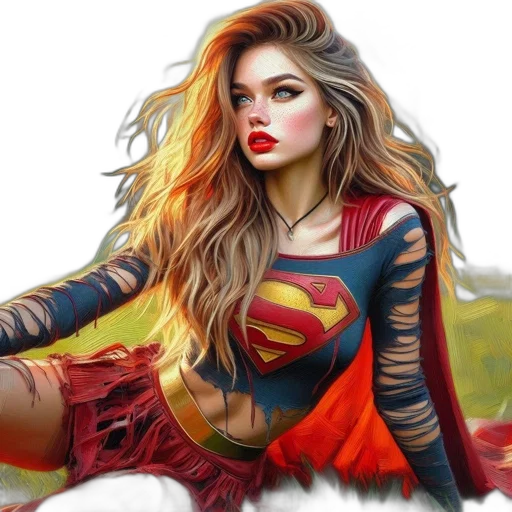 dress, comic book art, fantasy art, photorealistic transparent PNG cut-out