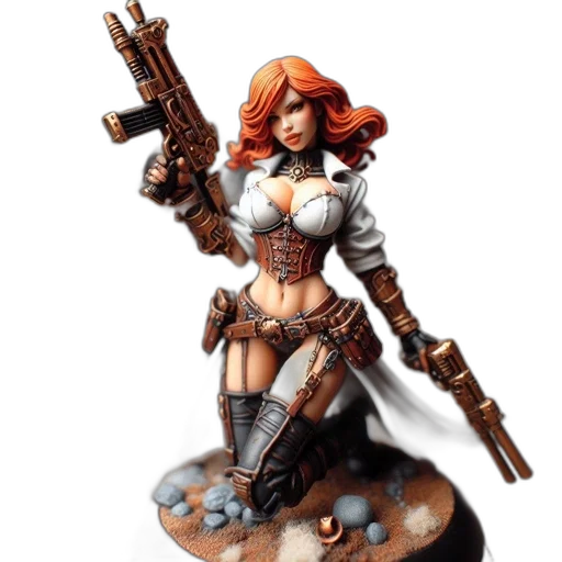 fantasy art, concept art, comic book art, 3d render transparent PNG cut-out