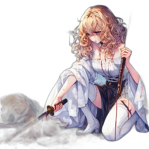 sword, dress, staff, weapon transparent PNG cut-out