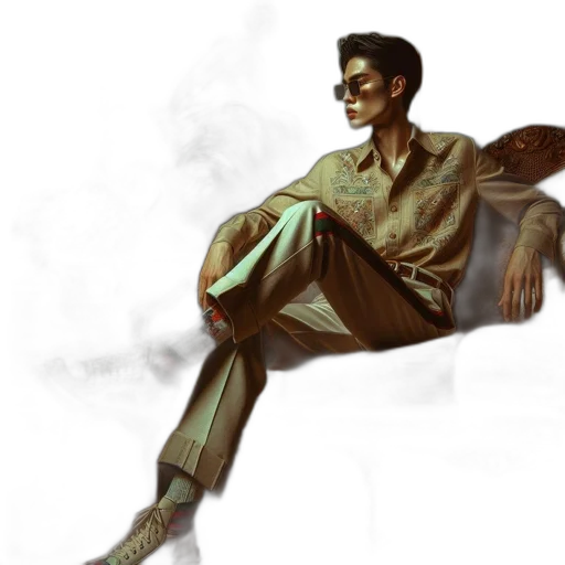 jacket, concept art, fantasy art, cyberpunk transparent PNG cut-out