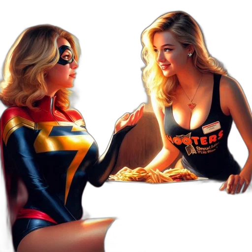 comic book art, concept art, photorealistic, fantasy art transparent PNG cut-out