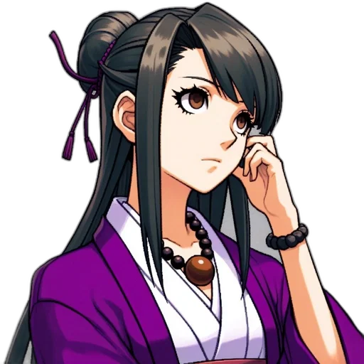 staff, face, anime, pixel art transparent PNG cut-out