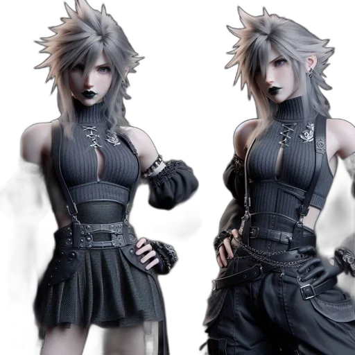 concept art, 3d render, fantasy art, cyberpunk transparent PNG cut-out