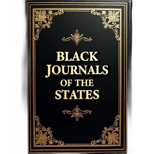 book, cover, titled, black transparent PNG cut-out