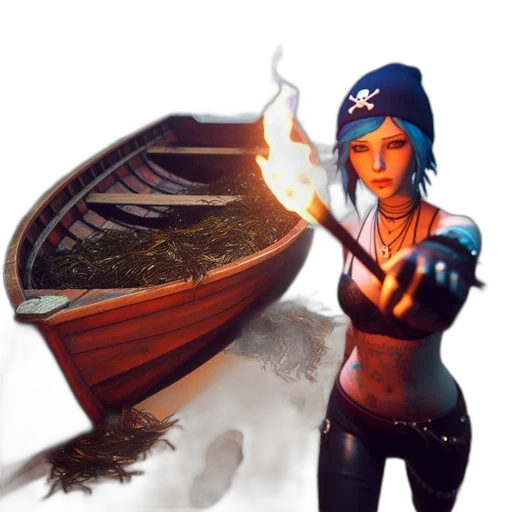 hat, staff, fantasy art, concept art transparent PNG cut-out