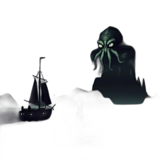 creature, mask, concept art, 3d render transparent PNG cut-out