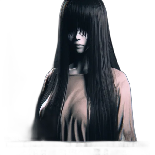 hair, mask, face, dress transparent PNG cut-out