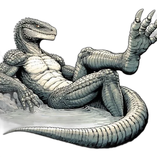 dragon, creature, animal, concept art transparent PNG cut-out