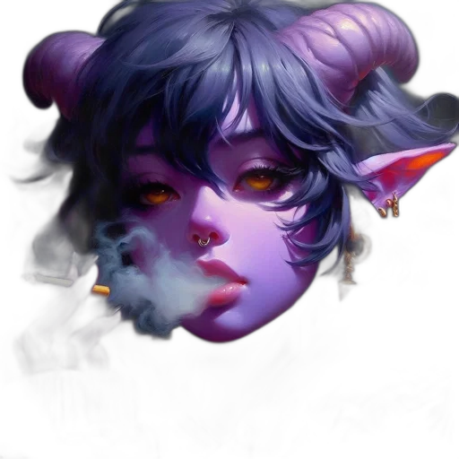face, mask, dragon, staff transparent PNG cut-out