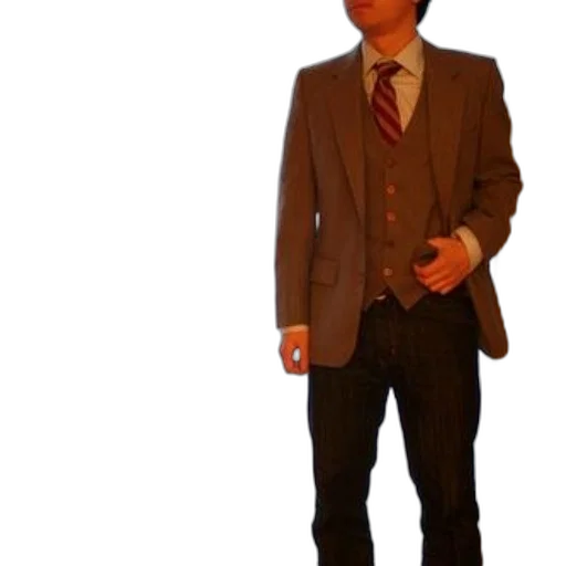 jacket, staff, hat, robot transparent PNG cut-out