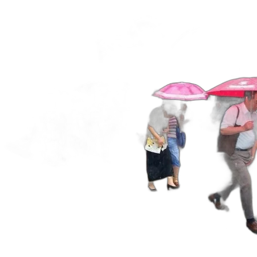 umbrella, hat, staff, mask transparent PNG cut-out