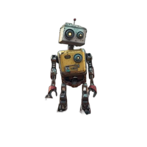 robot, creature, staff, animal transparent PNG cut-out