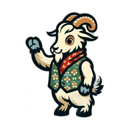 staff, animal, jacket, dragon transparent PNG cut-out