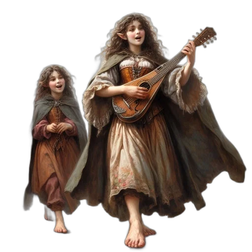 oil painting, concept art, photorealistic, fantasy art transparent PNG cut-out