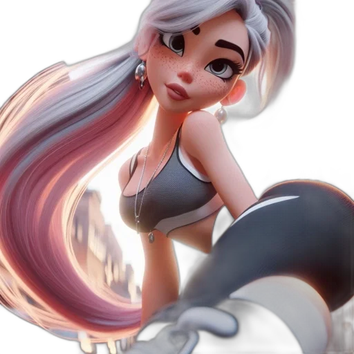 3d render, concept art, fantasy art, cartoon transparent PNG cut-out