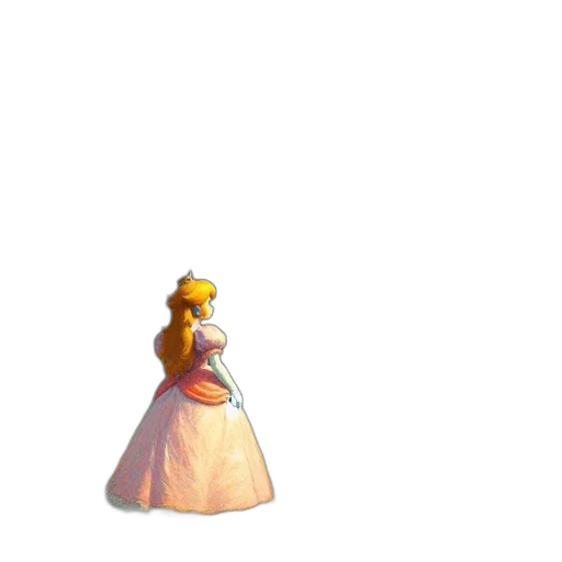 dress, crown, hat, staff transparent PNG cut-out