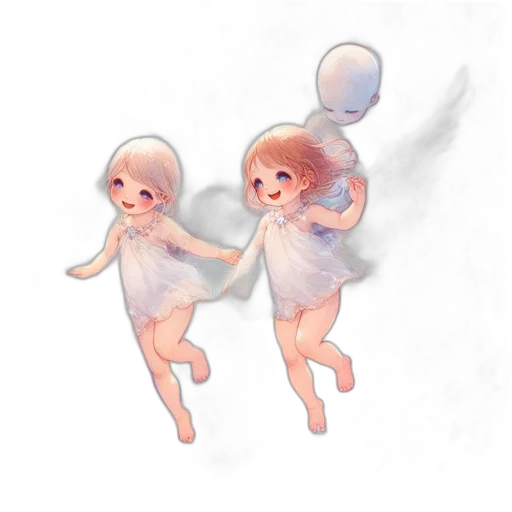 dress, creature, hair, mask transparent PNG cut-out