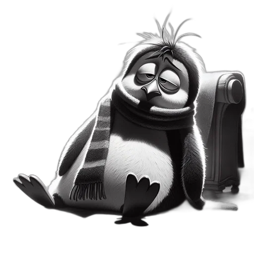 staff, animal, concept art, cartoon transparent PNG cut-out