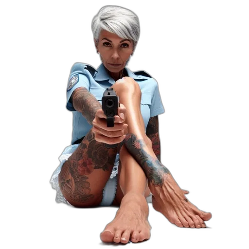 weapon, staff, shoes, robot transparent PNG cut-out