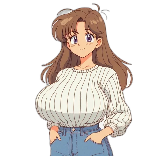 dress, jacket, robot, pixel art transparent PNG cut-out