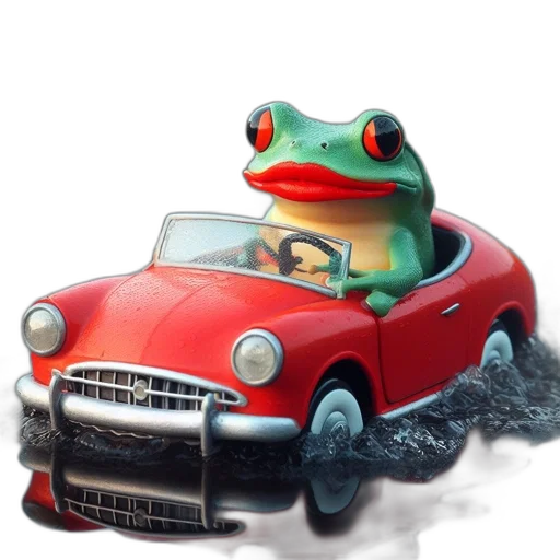 car, animal, hat, creature transparent PNG cut-out