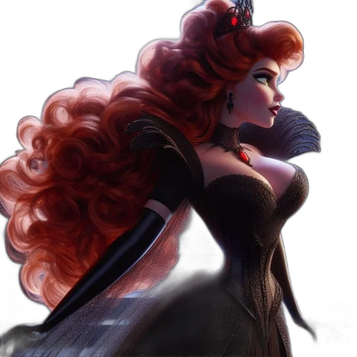 crown, dress, concept art, fantasy art transparent PNG cut-out