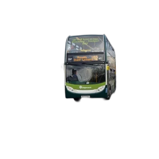 car, 3d render, photorealistic, green transparent PNG cut-out